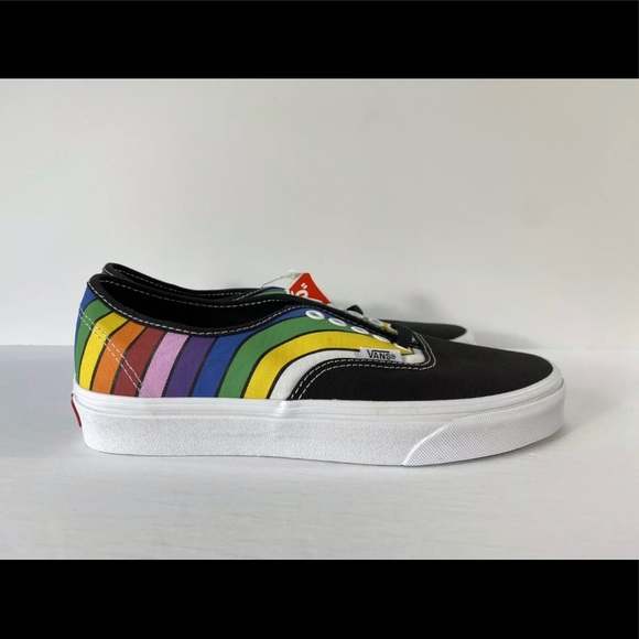 Vans Authentic Refract Rainbow Black Sneakers - Picture 2 of 6